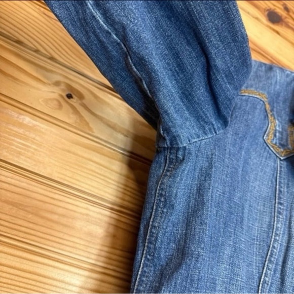 Y2K Z. Cavaricci vintage denim western embroidered jacket extra large - Picture 4 of 6